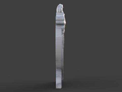 Angel Monument Tombstone 3D Принт Модель