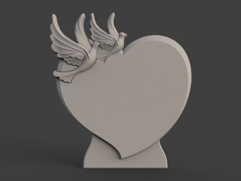 Memorial Tombstone 3D Print Model