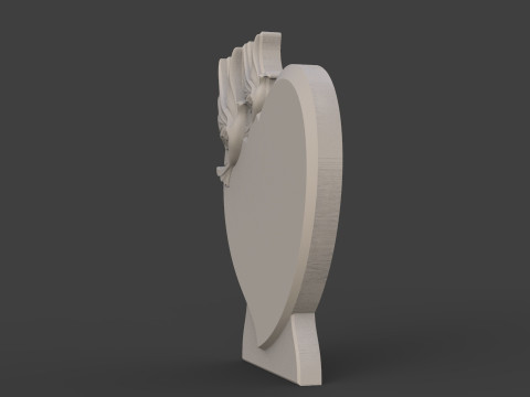 Memorial Tombstone 3Dプリントモデル