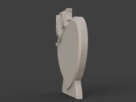 Herdenkingsgrafsteen 3D printmodel