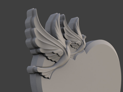 Memorial Tombstone 3Dプリントモデル