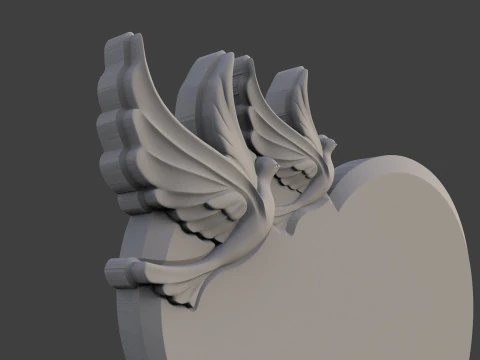 Herdenkingsgrafsteen 3D printmodel