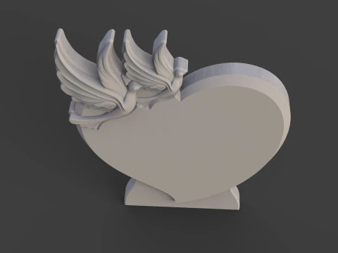 Herdenkingsgrafsteen 3D printmodel