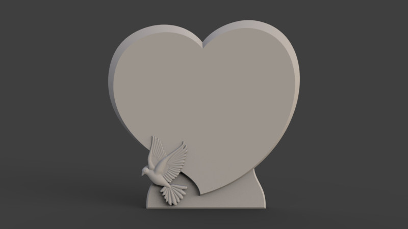 Memorial tombstone Model Cetak 3D .c4d .max .obj .3ds .fbx .stl .blend 