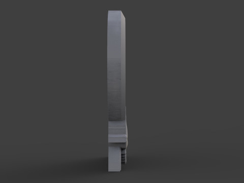 Memorial tombstone Model Cetak 3D