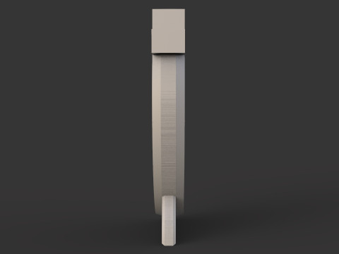 Memorial tombstone with cross 3D Druckmodell