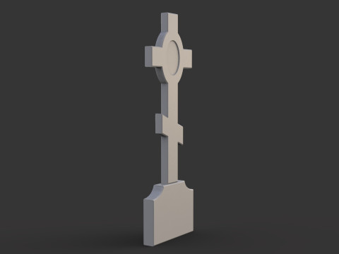 Cross Gravestone 3D प्रिंट मॉडल