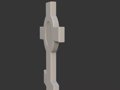 Cross Gravestone 3D प्रिंट मॉडल