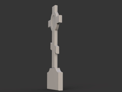 Cross Gravestone 3D प्रिंट मॉडल