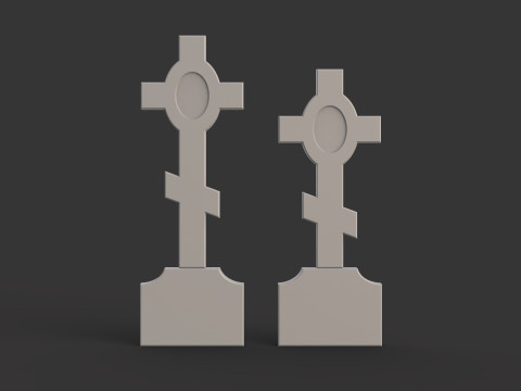 Cross Gravestone 3D प्रिंट मॉडल