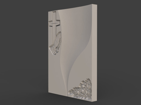 Memorial tombstone 3D printmodel