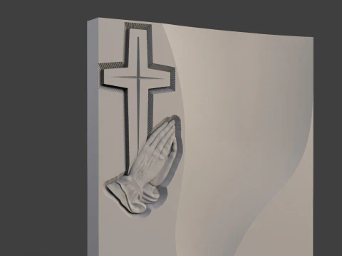 L&aacute;pide comemorativa Modelo de Impressão 3D