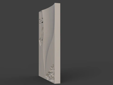 L&aacute;pide comemorativa Modelo de Impressão 3D