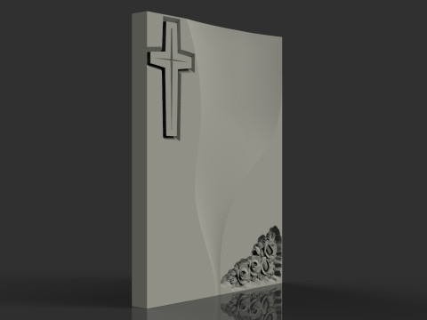 Memorial tombstone 3Dプリントモデル