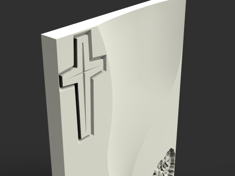 Memorial tombstone 3Dプリントモデル