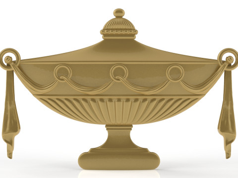 Bowl vase bas relief 3D printmodel