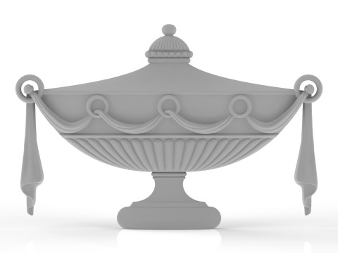 Bowl vase bas relief 3Dプリントモデル