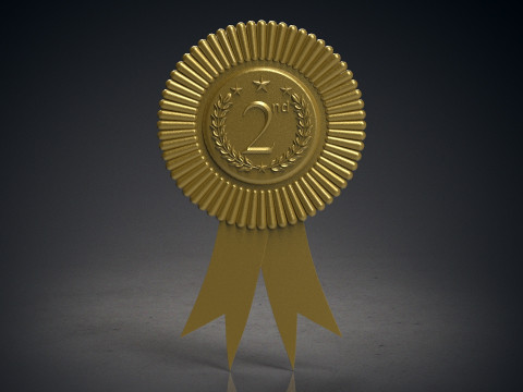 Rounded award badge Modello di stampa 3D