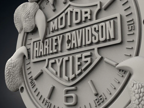 Harley Davidson wall clock 3D Print Model
