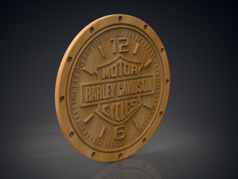 Harley Davidson wall clock 3D 프린트 모델
