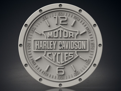 Harley Davidson wall clock 3D 프린트 모델