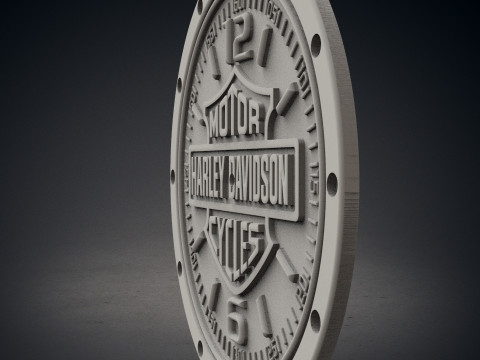 Harley Davidson wall clock 3D 프린트 모델
