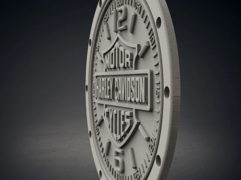 Harley Davidson wall clock 3D Print Model
