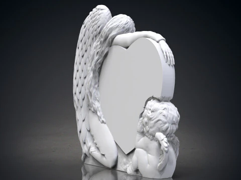 Engel monumenten 3D printmodel