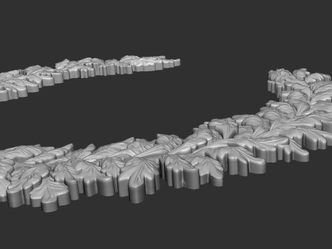Wreath of oak leaves 3D 打印模型