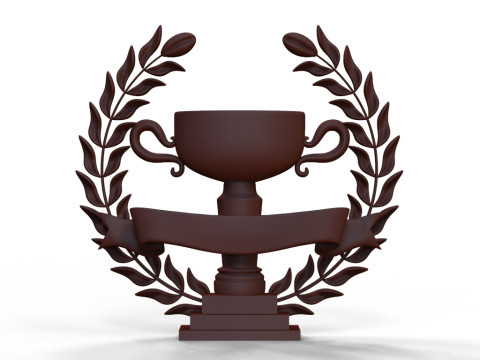 Wieniec i puchar trofeum Model do druku 3D