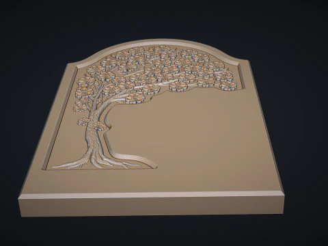 Nagrobek drzewa Sakura Model do druku 3D