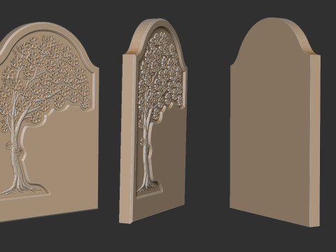 Sakura Tree Tombstone 3D Принт Модель
