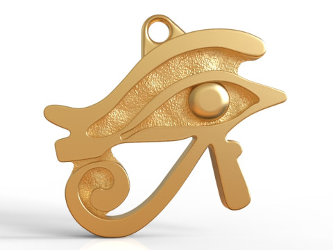 Egyptian Eye of Horus Necklace 3D printmodel