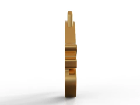 Egyptian Eye of Horus Necklace 3D Print Model