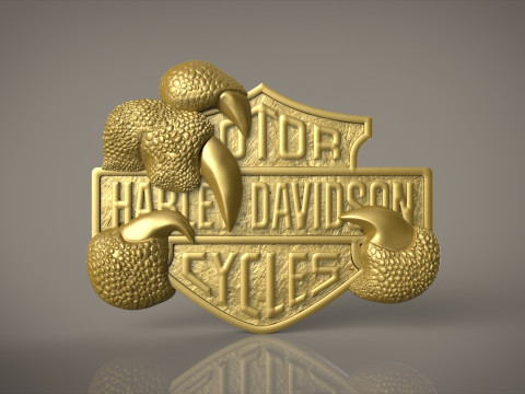 Harley Davidson Logo 3D 3D printmodel