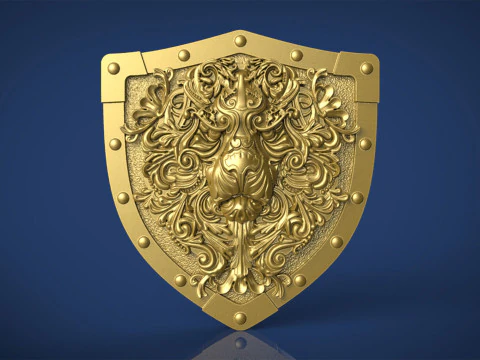 사자 머리 3D 프린트 모델