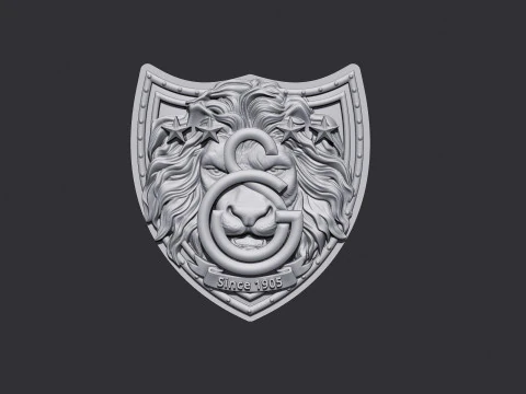 Galatasaray Football Club Logo 3D Print Model
