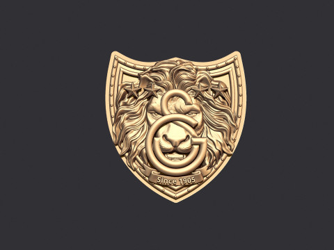 Galatasaray Football Club Logo Modello di stampa 3D
