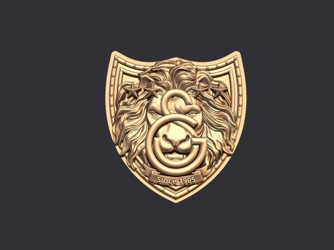 Galatasaray Football Club Logo 3D Print Model