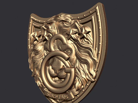 Galatasaray Football Club Logo 3D Print Model