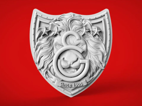 Galatasaray Football Club Logo 3D Print Model
