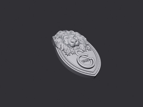 Galatasaray Football Club Logo 3D प्रिंट मॉडल