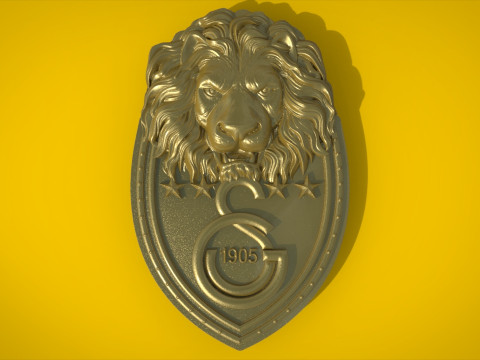 Galatasaray Football Club Logo Modelo de Impressão 3D