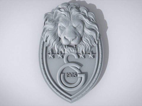 Galatasaray Football Club Logo 3D प्रिंट मॉडल