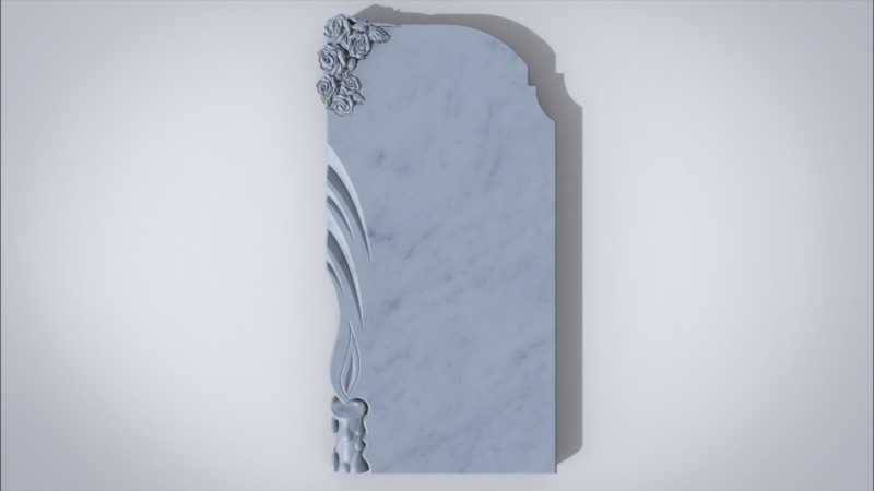 Memorial tombstone Modello di stampa 3D .c4d .max .obj .3ds .fbx .stl .blend 