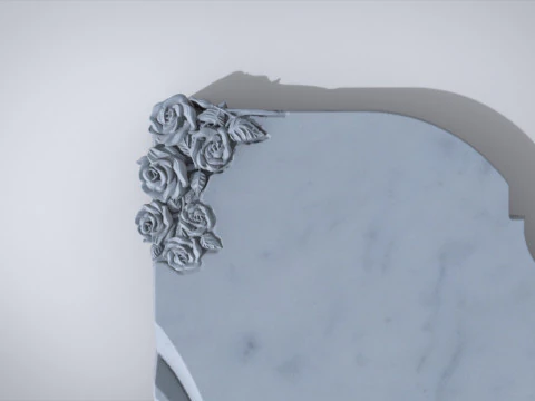 Herdenkingsgrafsteen 3D printmodel