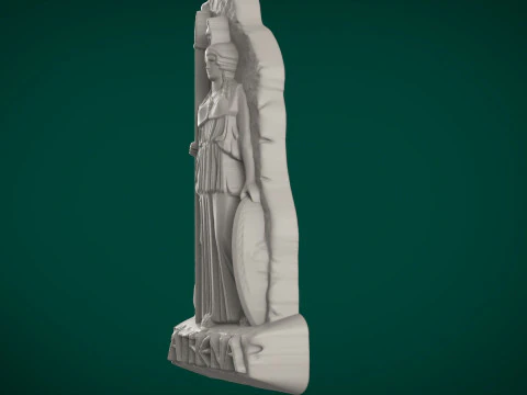 Athena bas relief 3D Print Model