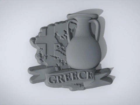 Greece Souvenir 3D Print Model
