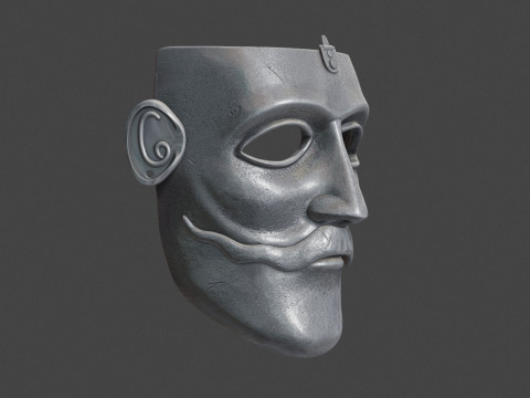 The Mask of a Kipchak Warrior 3D 프린트 모델