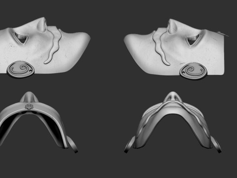 The Mask of a Kipchak Warrior 3D 프린트 모델